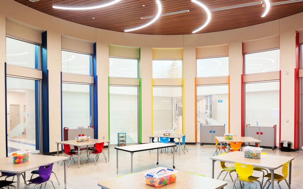 Custom Laminated Glass by Dreamwalls at Port Neches Primary School-TX-pic2