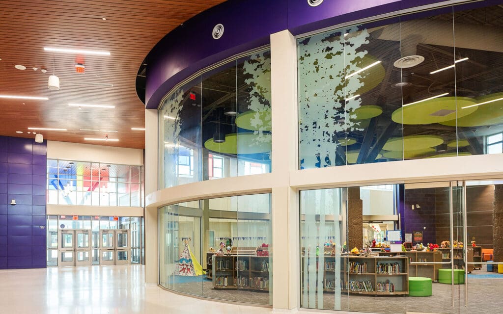Custom Laminated Glass by Dreamwalls at Port Neches Primary School-TX-pic3