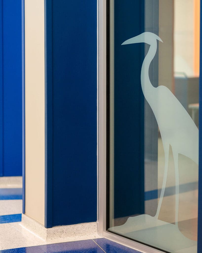 Custom Laminated Glass by Dreamwalls at Port Neches Primary School-TX-pic6-heron