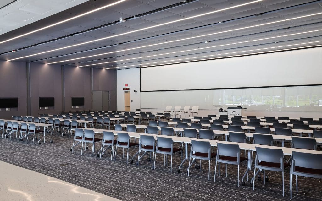 Dreamwalls Backpainted Glass at Virginia Tech Innovation Campus Building One-005