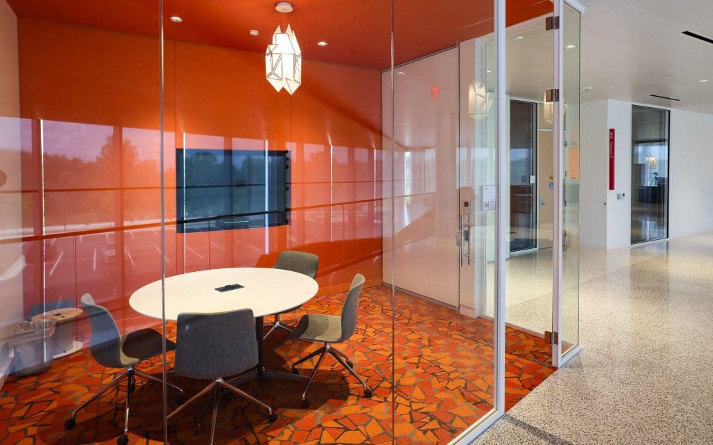 Dreamwalls Backpainted Glass at Virginia Tech Innovation Campus Building One-019