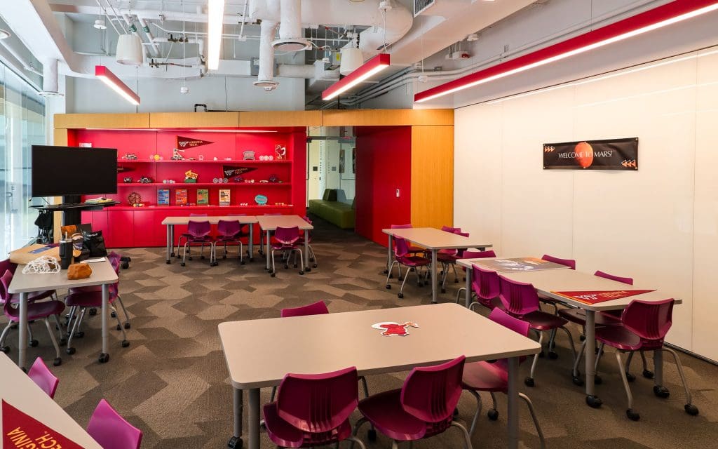 Dreamwalls Backpainted Glass at Virginia Tech Innovation Campus Building One-025