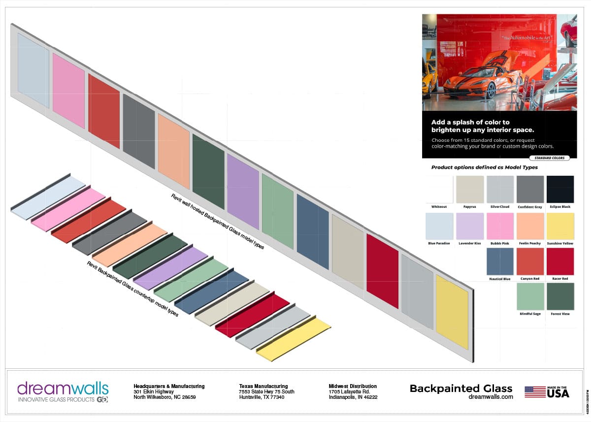 Dreamwalls Backpainted Glass Revit Models-preview