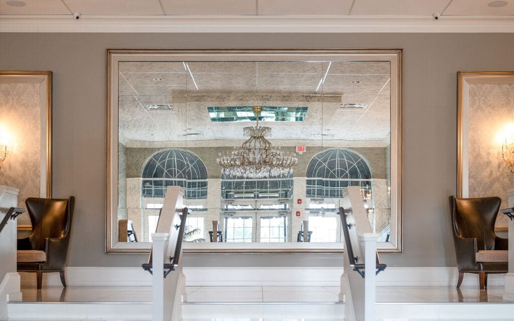 Dreamwalls Clear Charcoal Antique Mirrors at the Italian American Club-Livonia MI-pic3