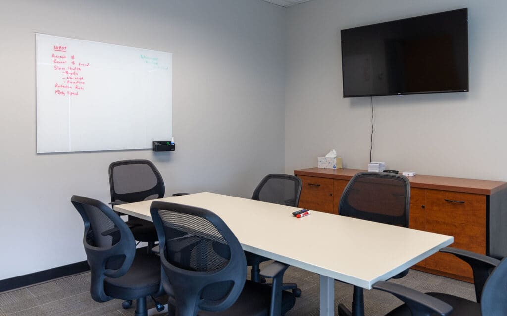 Dreamwalls glass whiteboard at Market Wagon office in Indy-02