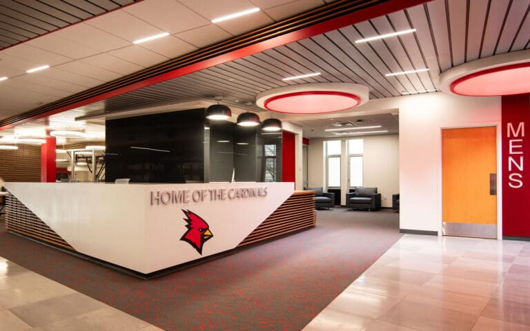 Dreamwalls Gray Backpainted Glass at SUNY Plattsburgh-pic1