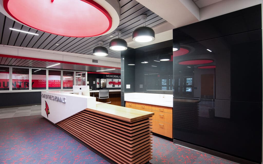 Dreamwalls Gray Backpainted Glass at SUNY Plattsburgh-pic2