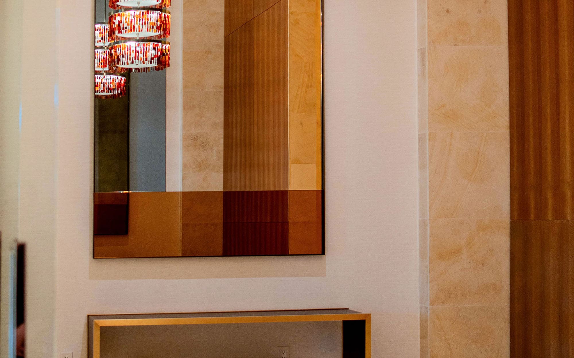 Dreamwalls Shades Blue and Bronze Tinted Mirror at MGM Tower at Borgata-1-wide