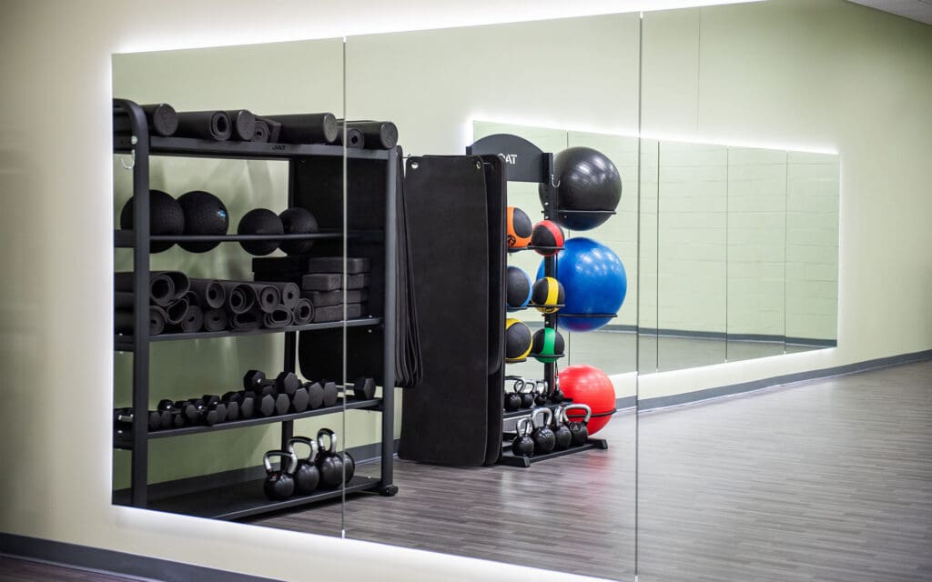 Dreamwalls Tempered Mirrors at Sheetz DC Gym in Burlington NC-pic3