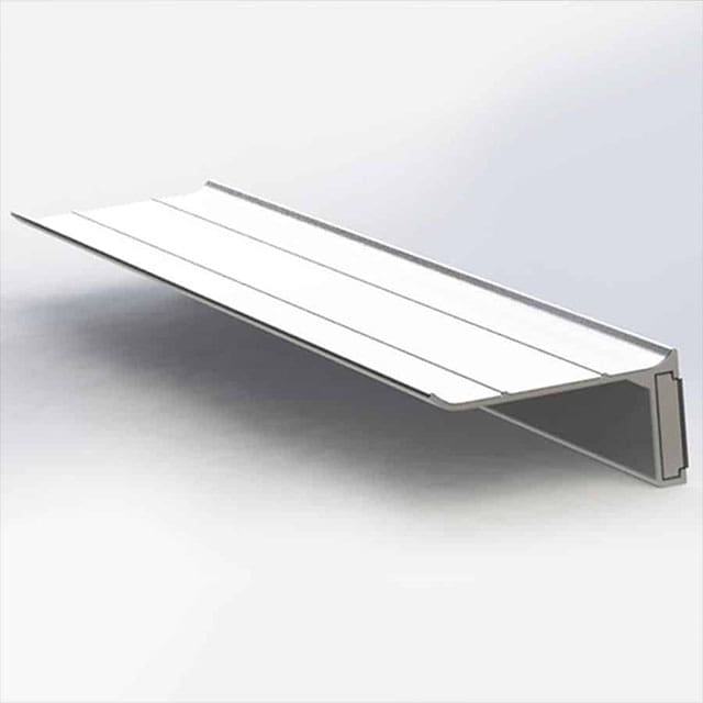magnetic shelf for glass markerboard
