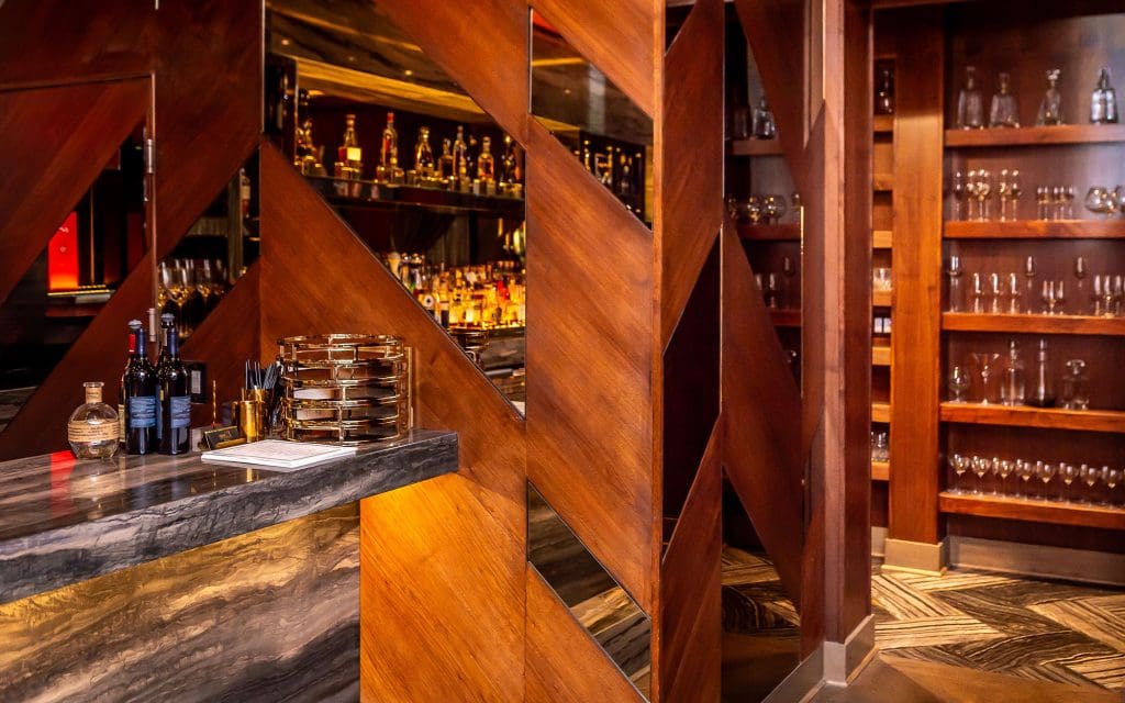 Prime 21 Steakhouse-Banner Elk NC-Shades Bronze Tinted Mirrors by Dreamwalls-02